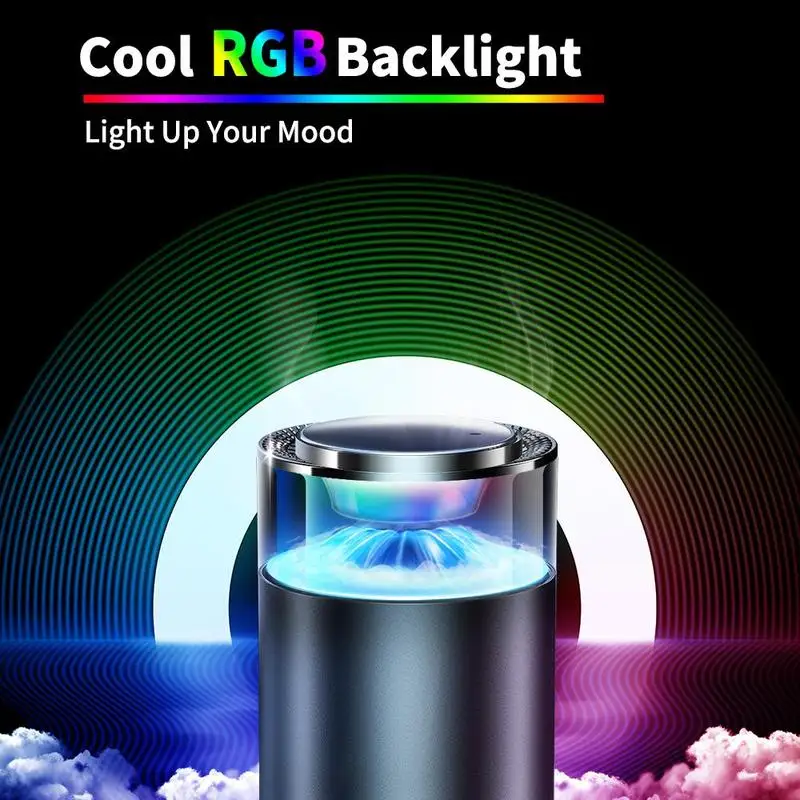 Multi-Application Smart Car Air Freshener, Rechargeable Car Essential Oil Diffuser with Ambient Light, Air Freshener Diffuser Multi-Application Smart Car Air Freshener, Rechargeable Car Essential Oil Diffuser with Ambient Light, Air Freshener Diffuser