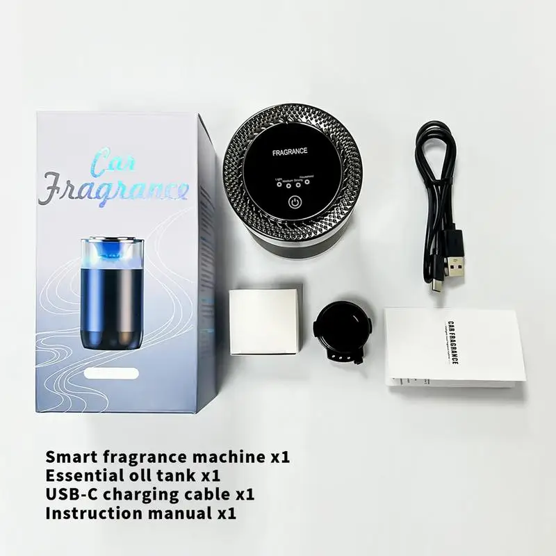 Multi-Application Smart Car Air Freshener, Rechargeable Car Essential Oil Diffuser with Ambient Light, Air Freshener Diffuser Multi-Application Smart Car Air Freshener, Rechargeable Car Essential Oil Diffuser with Ambient Light, Air Freshener Diffuser
