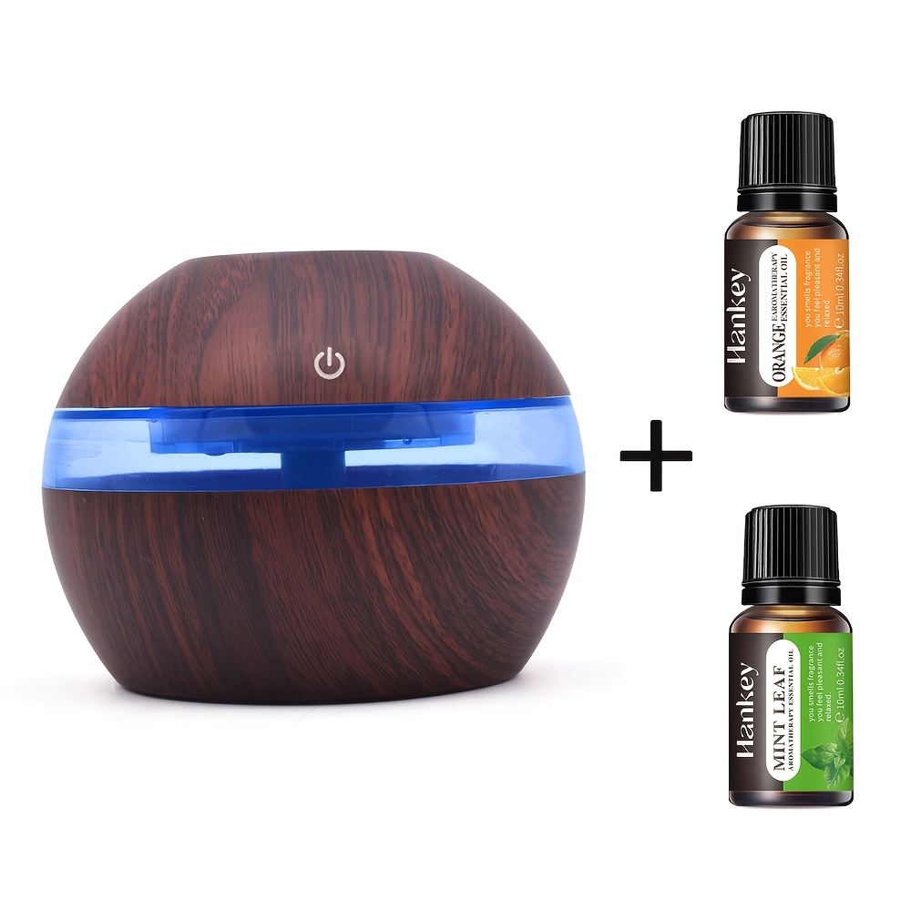 USB-Powered Quiet Aromatherapy Humidifier 10.14 Oz Essential Oil Diffuser with LED Color Light Low Voltage Auto Shut-Off USB-Powered Quiet Aromatherapy Humidifier 10.14 Oz Essential Oil Diffuser with LED Color Light Low Voltage Auto Shut-Off